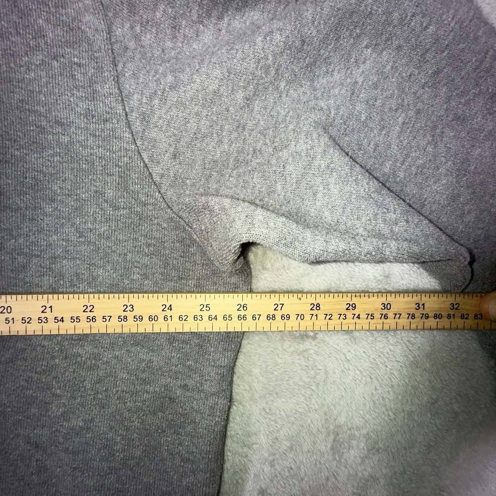 Cremieux Pullover Sweater Mens‎ 2XL Gray Sweater 1/4 Zip Elbow Patches - Picture 7 of 9